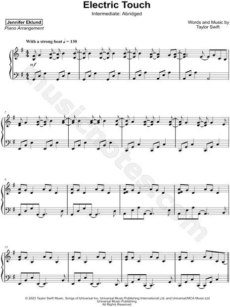 Collection: Taylor Swift's Speak Now: Songs from the Vault [intermediate]