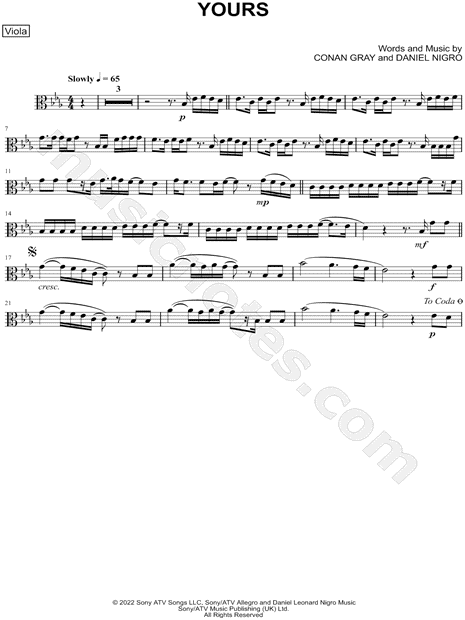 Collection: Yours - Viola & Piano