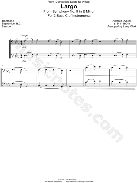Compatible Duets for Winds - Bass Clef by Larry Clark - Instrumental Duet Sheet Music (Page 1 of 46)