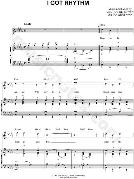 I Got Rhythm