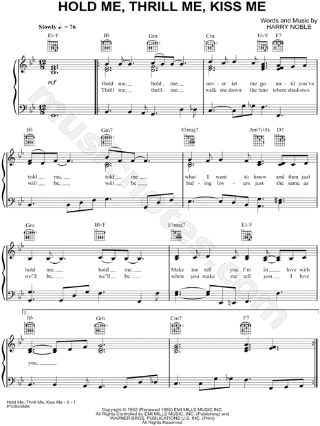 Hold Me, Thrill Me, Kiss Me