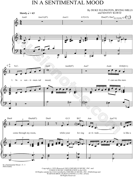 In a Sentimental Mood
