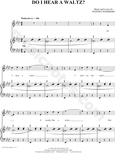 Do I Hear a Waltz?