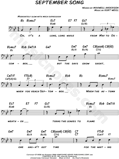 September Song