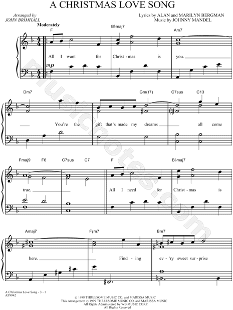 A Christmas Love Song