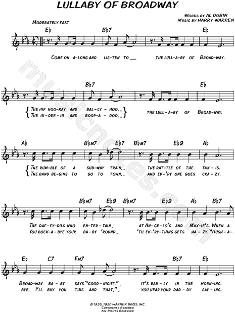 Lullaby of Broadway