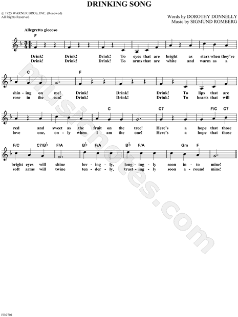 Drinking Song