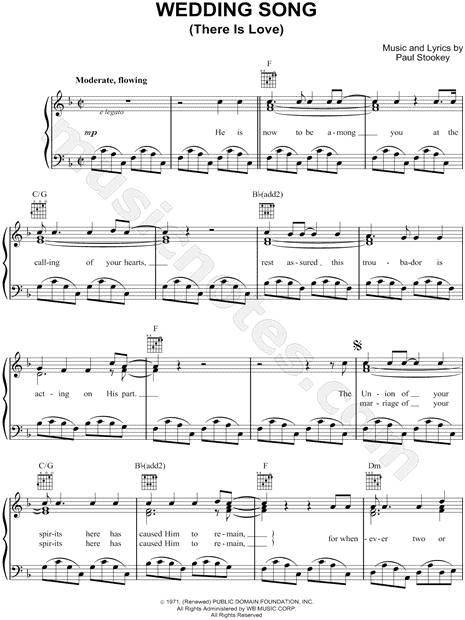 Wedding Song (There is Love)