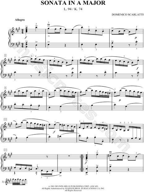 Sonata In A Major