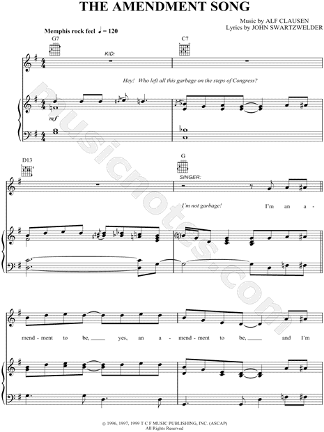 The Amendment Song
