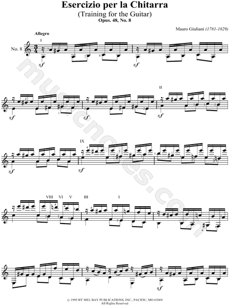 Esercizio Per La Chitarra No. 8