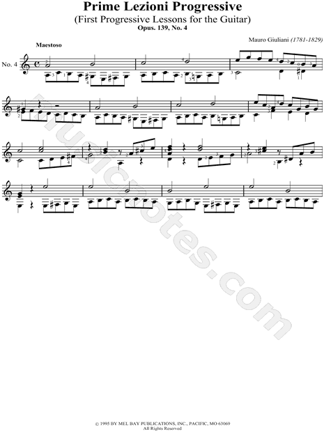 Prime Lezioni Progressive No. 4