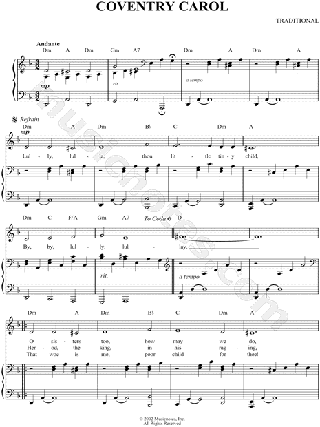 Coventry Carol