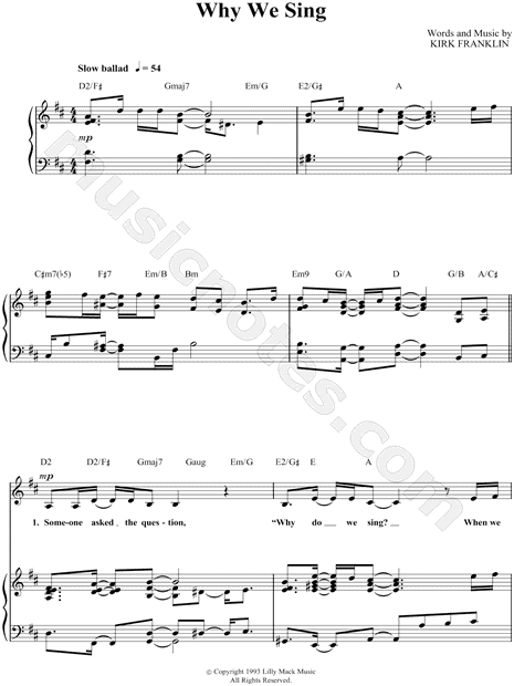 Why We Sing