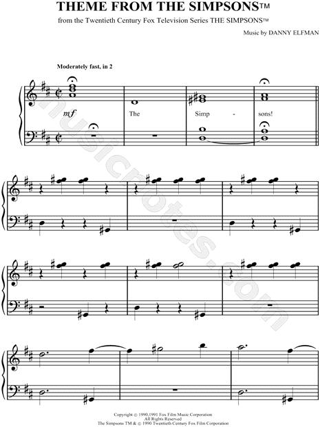 Theme from The Simpsons