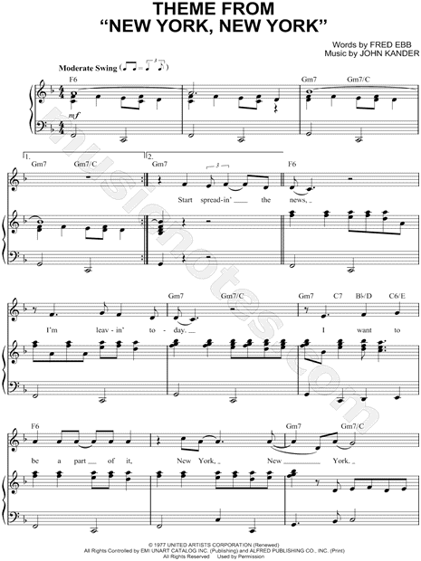 Theme from New York, New York