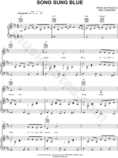 Song Sung Blue