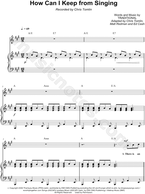 How Can I Keep from Singing