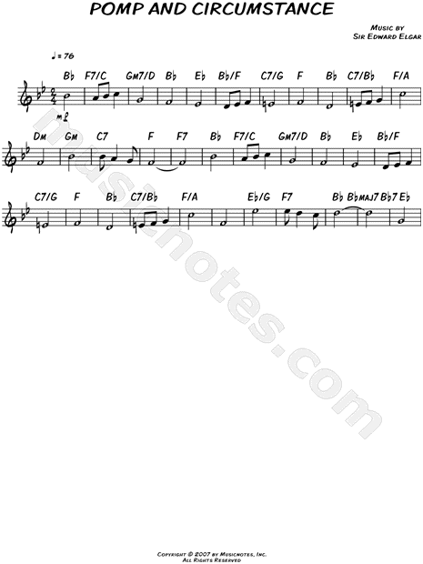 Pomp and Circumstance