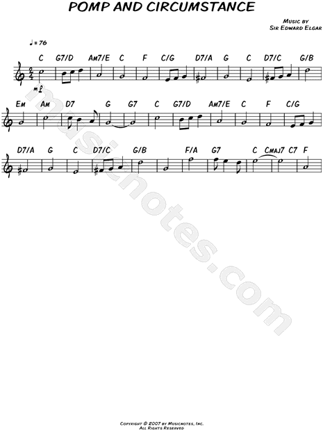 Pomp and Circumstance