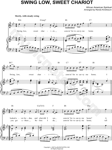 Swing Low, Sweet Chariot