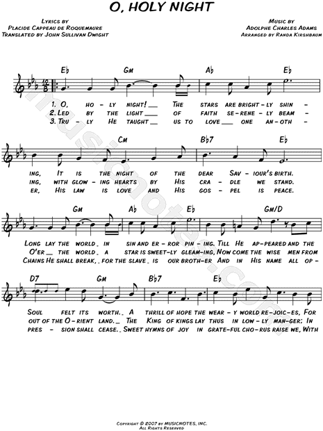 O, Holy Night