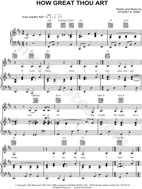 How Great Thou Art