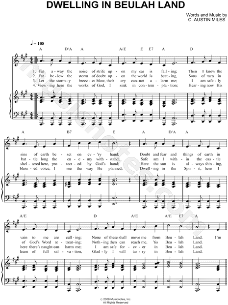 Dwelling In Beulah Land
