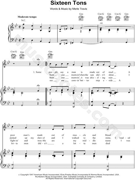 Sixteen Tons