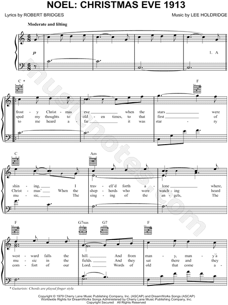 Noel: Christmas Eve 1913