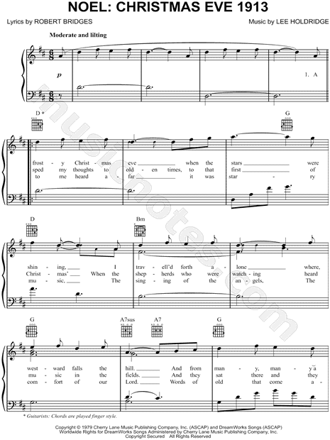 Noel: Christmas Eve 1913