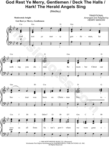 God Rest Ye Merry, Gentlemen / Deck the Halls / Hark! the Herald Angels Sing