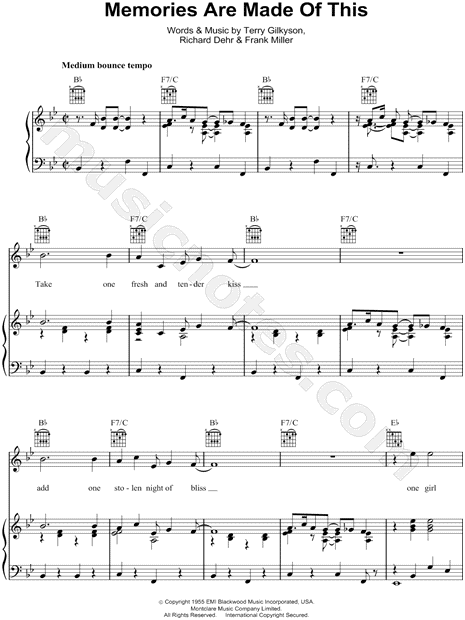 Memories Are Made of This