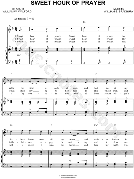 Sweet Hour of Prayer
