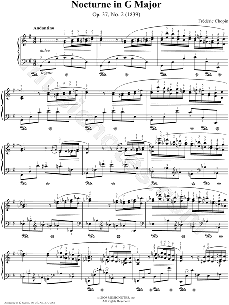Nocturne in G Major, Op. 37, No. 2