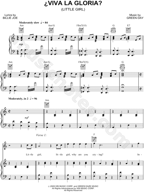 ¿Viva La Gloria? (Little Girl)