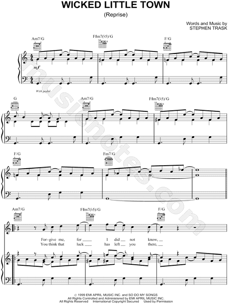 Wicked Little Town (Reprise)