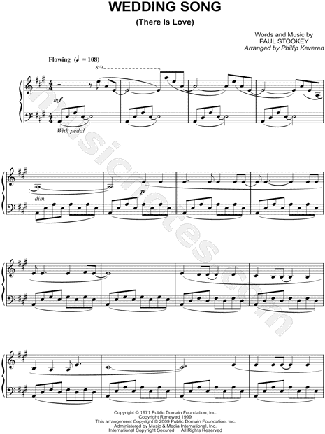 Wedding Song (There is Love)