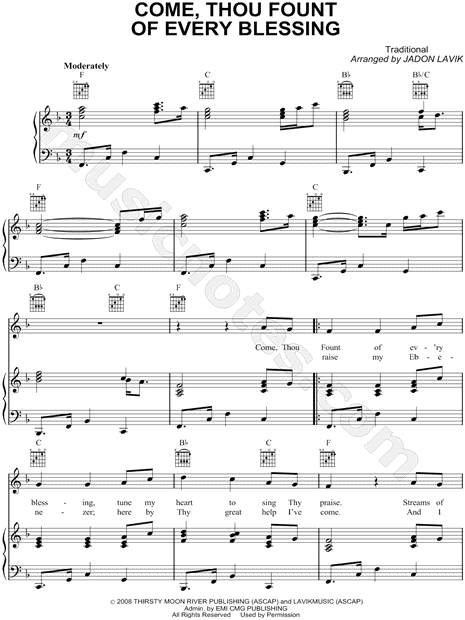 Come, Thou Fount of Every Blessing
