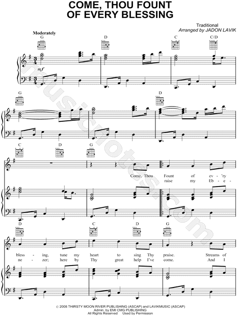 Come, Thou Fount of Every Blessing