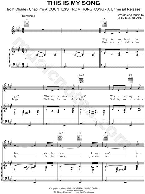 This Is My Song