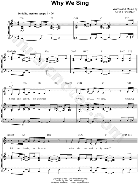 Why We Sing