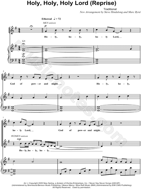 Holy, Holy, Holy Lord (Reprise)