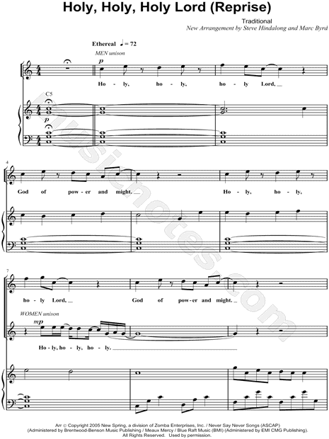 Holy, Holy, Holy Lord (Reprise)