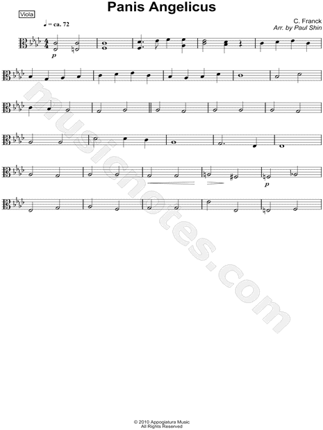 Panis Angelicus - Viola