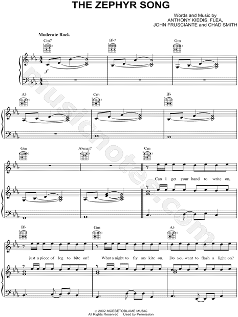 The Zephyr Song
