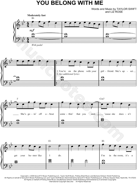 You Belong with Me