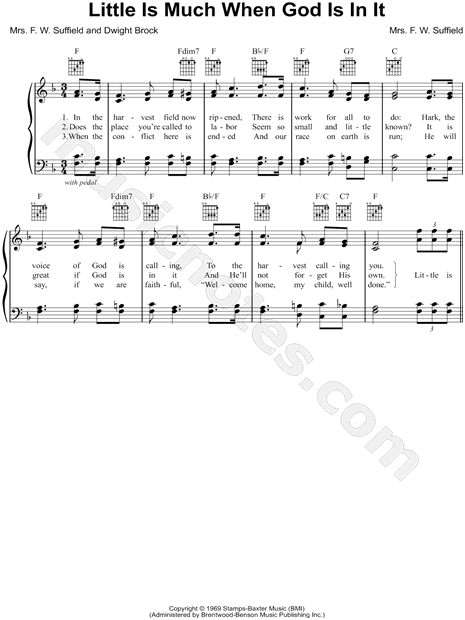 Little Is Much When God Is In It