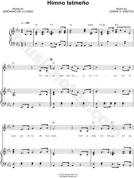 Himno Istmeño