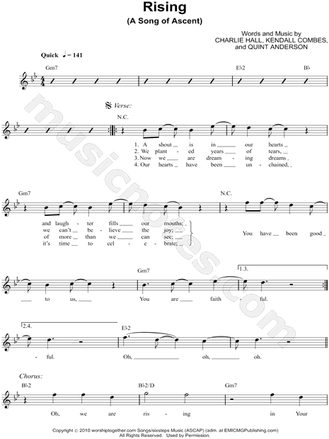 Rising (A Song of Ascent)